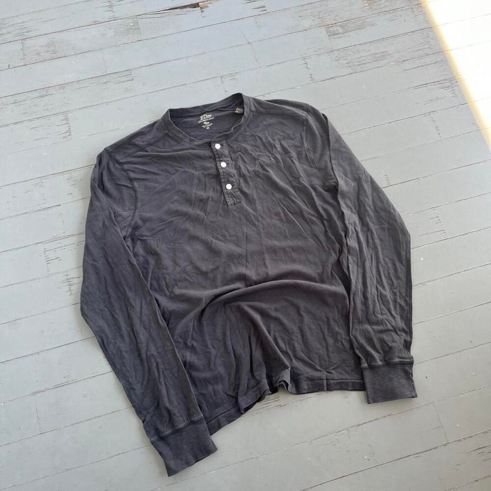 J. Crew Old Money Y2K Henley Longsleeve Shirt